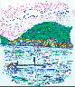 Fishing from a Longboat