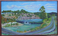 The Dam and River Cliffs- Kerville, Texas